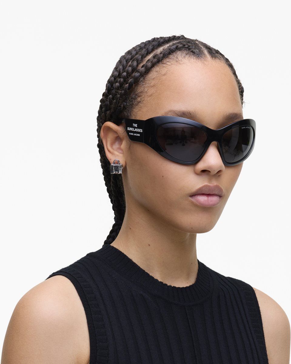 Marc Jacobs The Wrapped Sunglasses Black | SPLIKD183