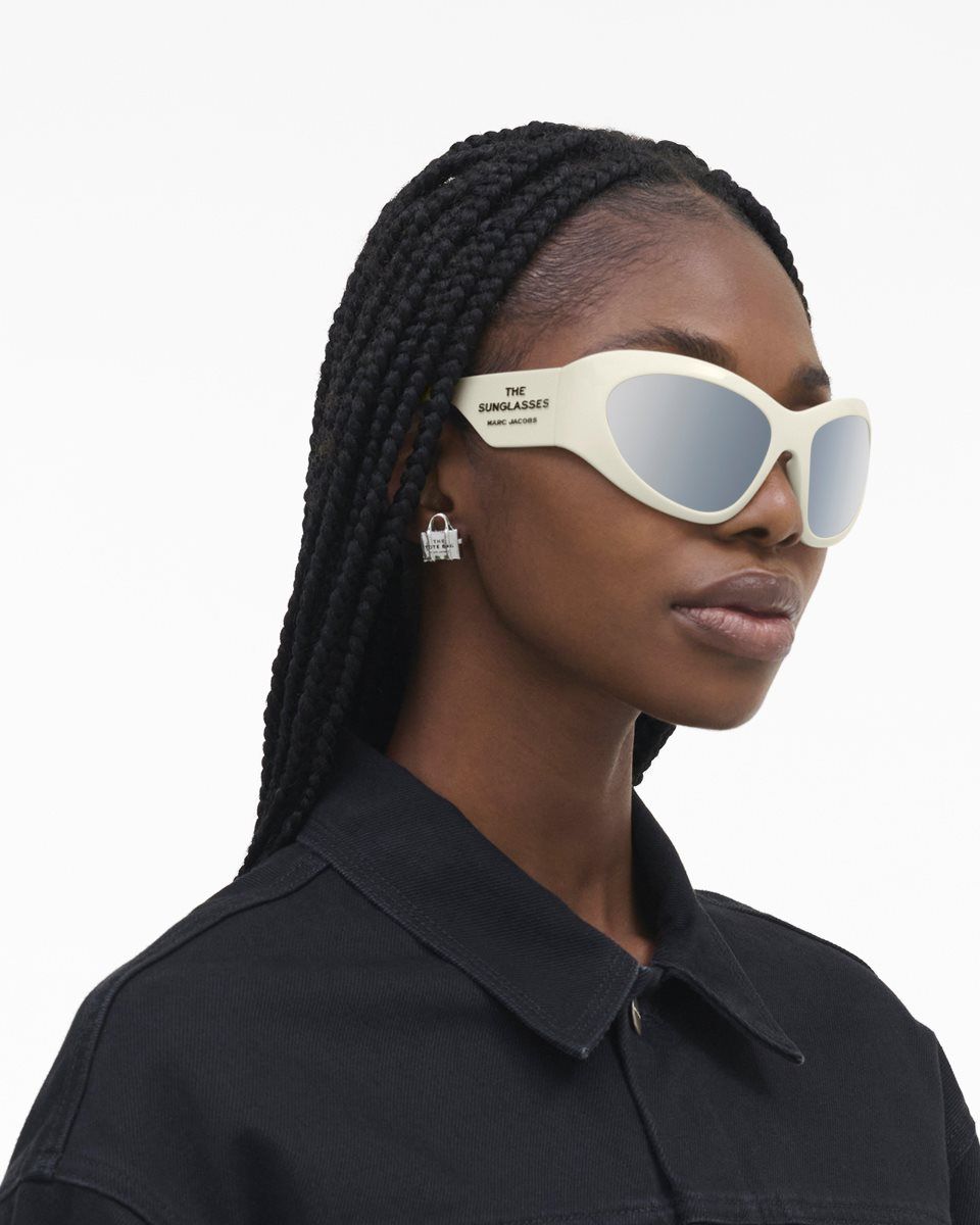 Marc Jacobs The Wrapped Sunglasses White | YHGUIT286